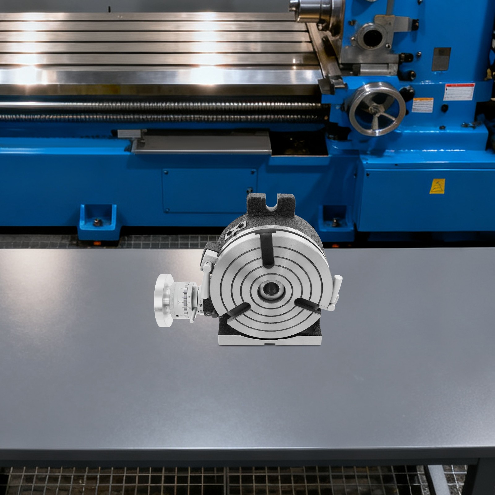 Horizontal Vertical Rotary Table 3-Slot Rotary Table 360° Rotary Adjustment