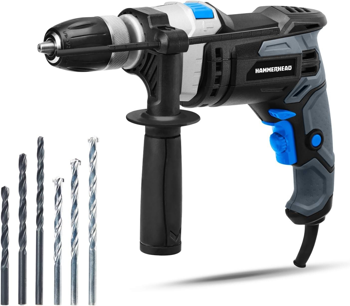 Multi-Function 1/2 Inch Hammer Drill – 7.5A Power & Variable Speed Control