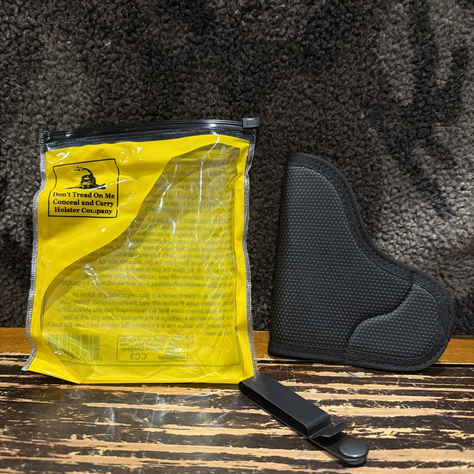 DTOM CC3 Combination Pocket/IWB RH Holster- Ruger LCP, S&W Bodyguard 2, LCP-I…
