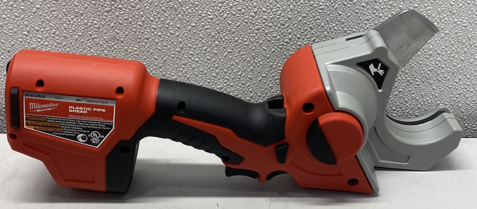 Milwaukee M12 Cordless PVC Pipe Shear Tool-Only 2470-20