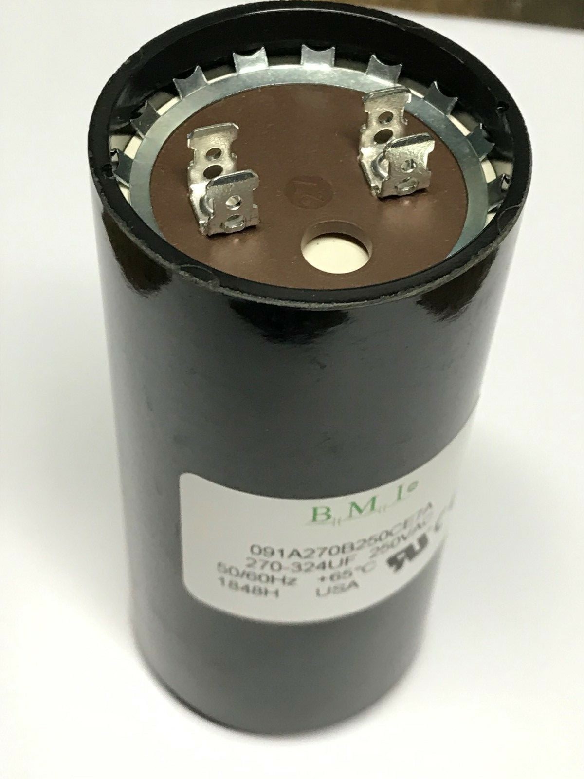 270-324UF 250 VAC Capacitor 091A270B250CE7A Same as Baldor EC1270C06SP