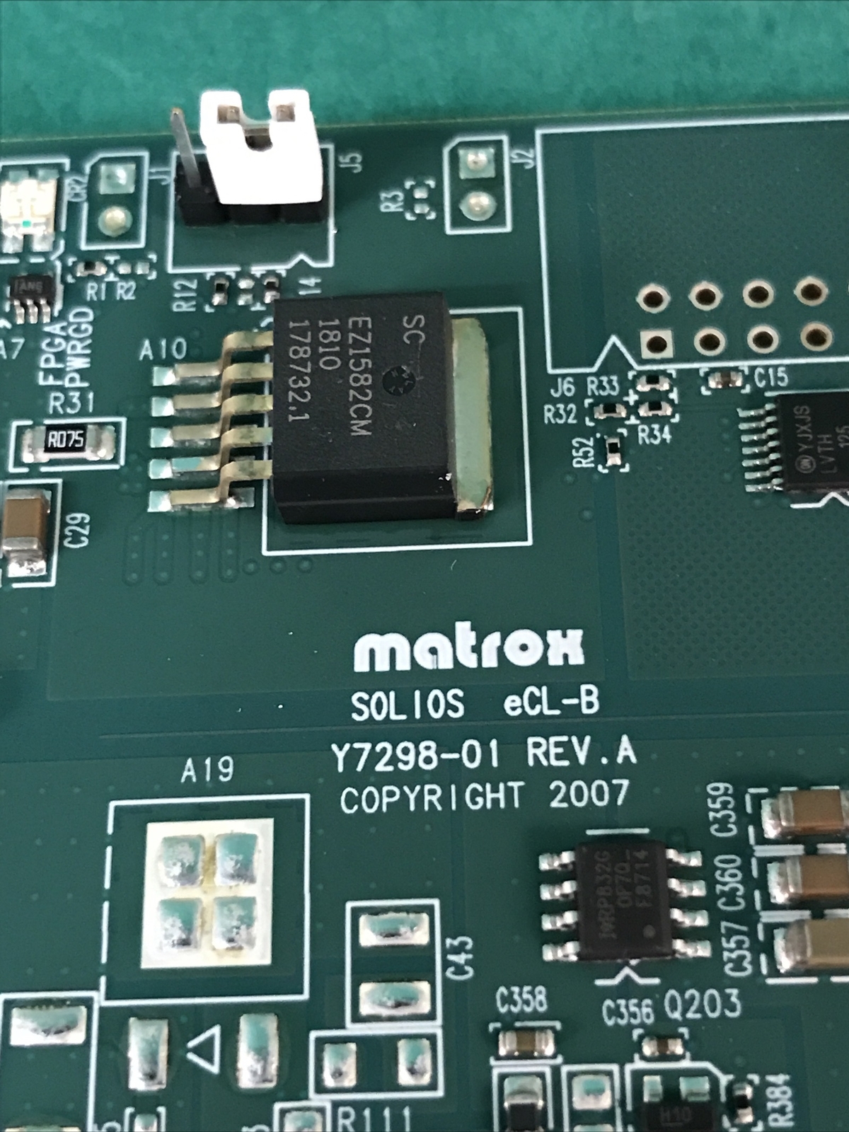 MATROX SOL6MCLBE SOLIOS ECL-B Y7298-01 Capture card