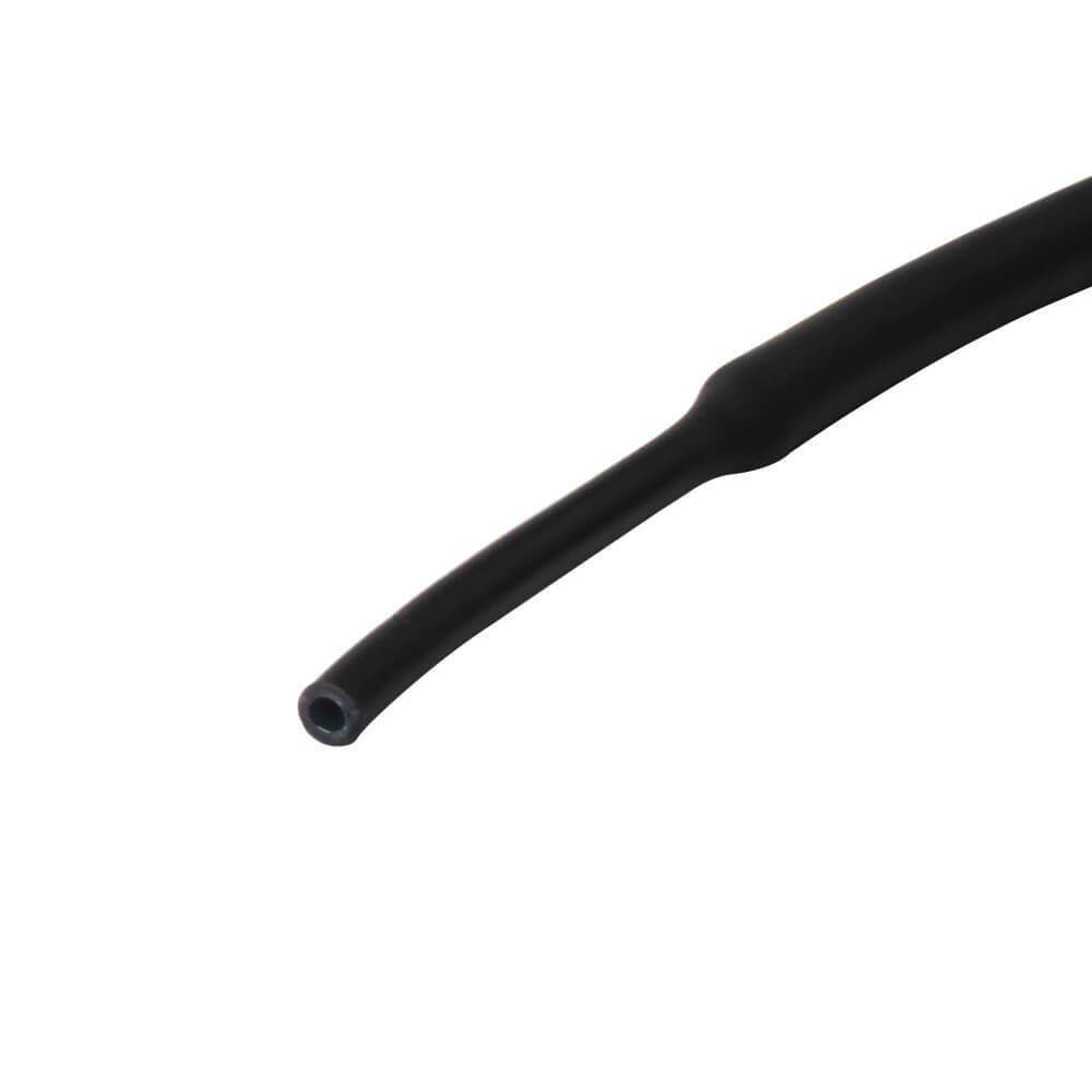 25pcs Black Dual Wall Adhesive Lined 3:1 Heat Shrink Tubing, Φ3/16″, 6″ Long