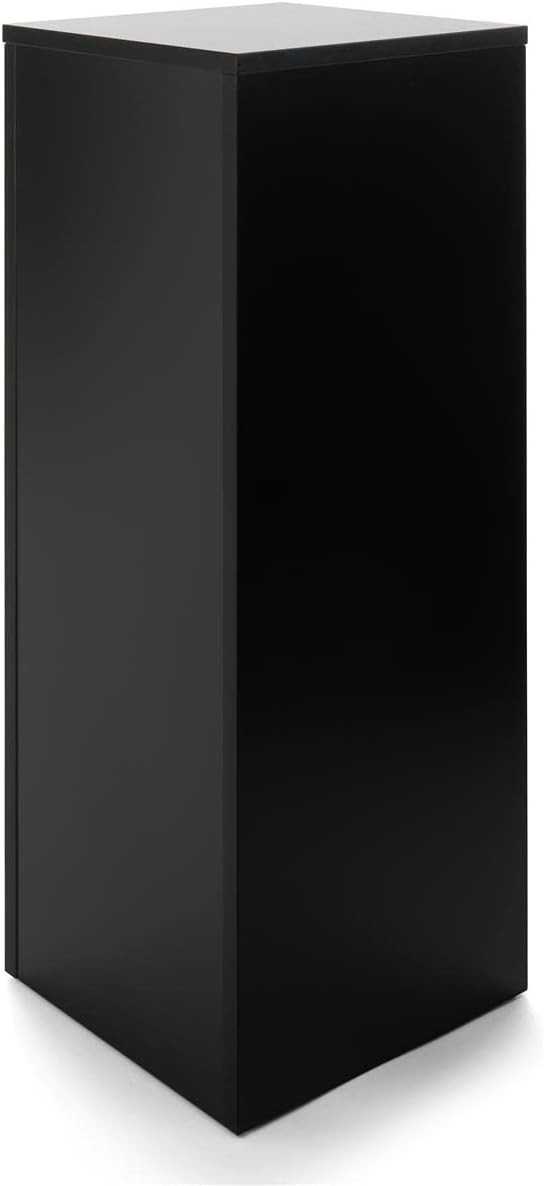 Black Display Pedestal Stand 36″ Tall Portable Gallery & Art Pedestal Retail
