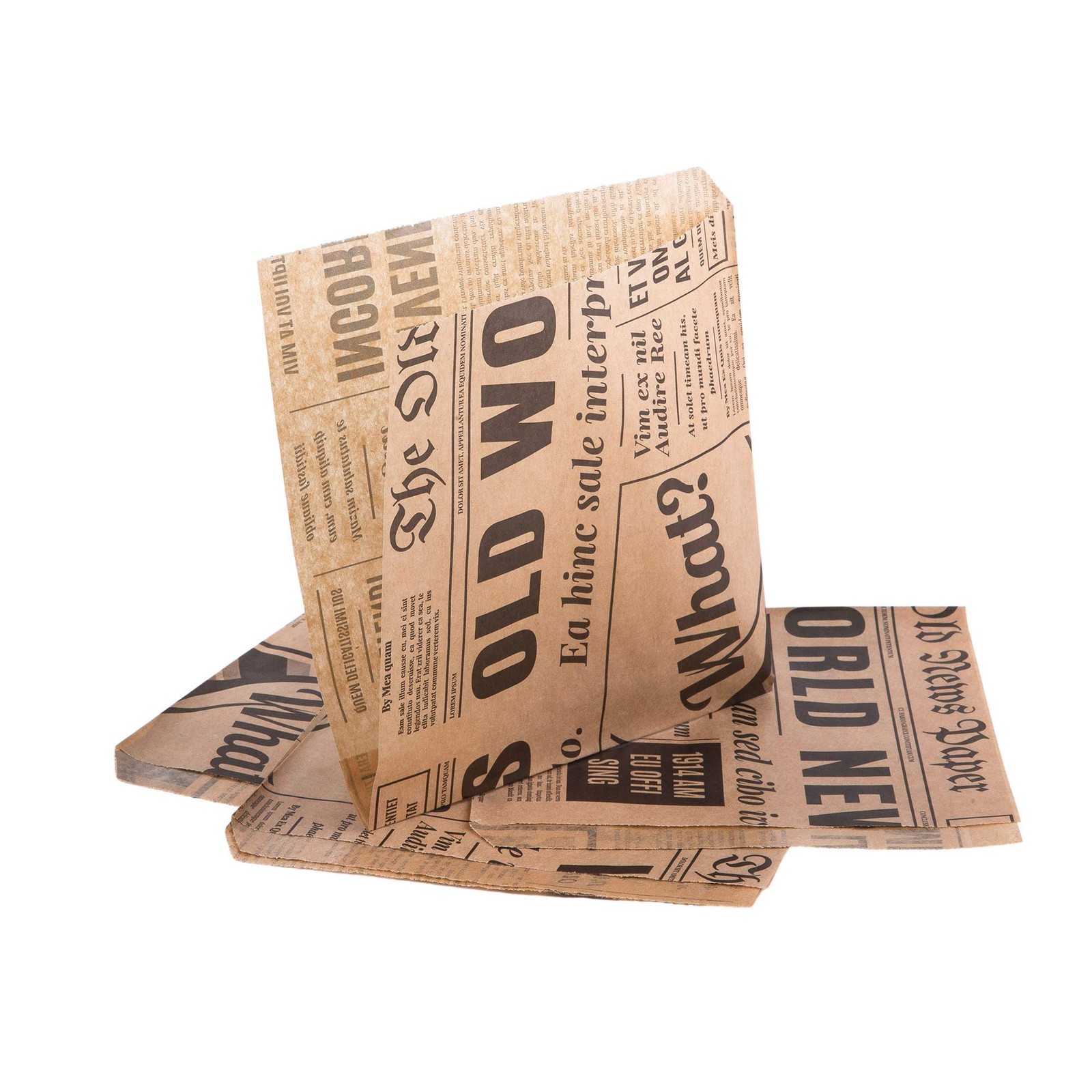 Food Bags, Dinner Bags, Paper Party Bags, 150 x 150 mm, for Castle…