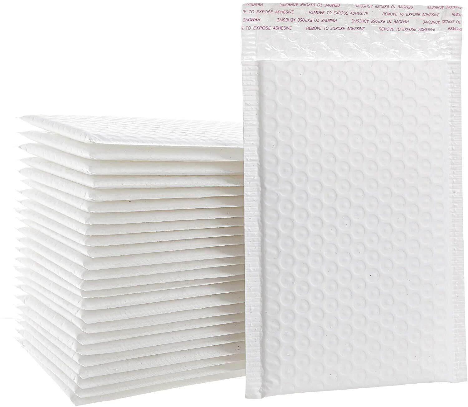 500 #0 6.5×10 Poly Bubble Padded Envelopes Mailers Bags Inner 6.5×10