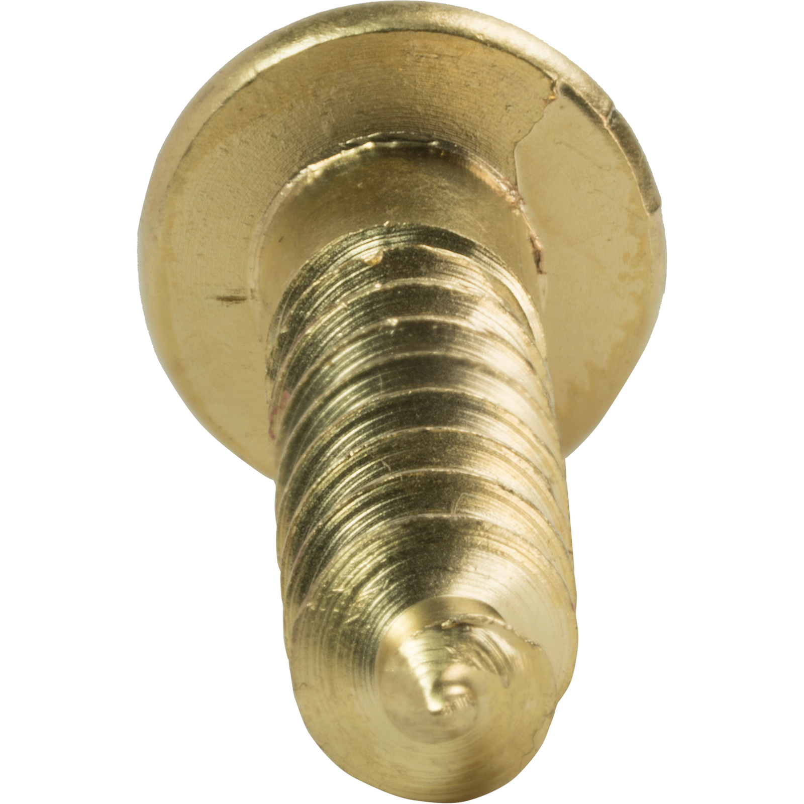 #3 x 3/8″ Brass Round Head Wood Screws Slotted Drive Qty 100