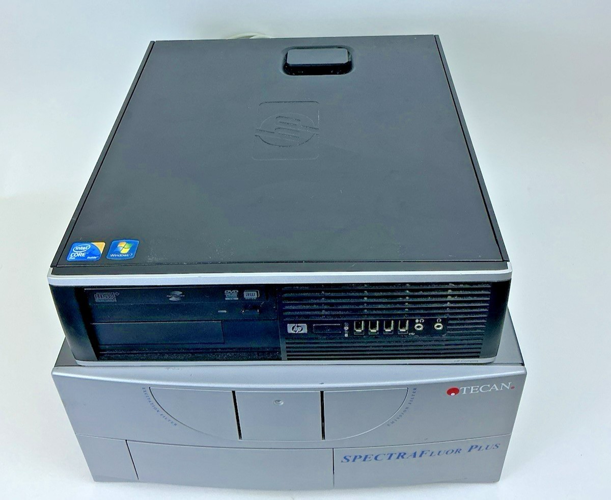 SPECTRAFluor Plus Tecan Microplate Reader w/ HP Compaq 6000 PC & DELL 1707FPc