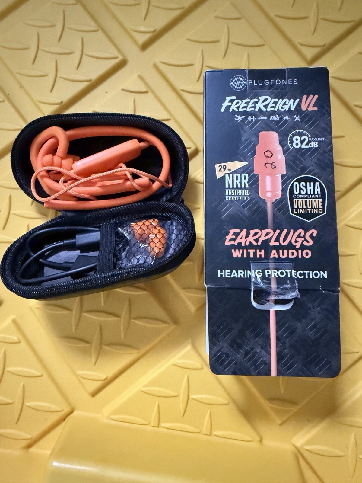 Plugfones FREEREIGN VL Earplugs With Audio OSHA HEARING PROTECTION