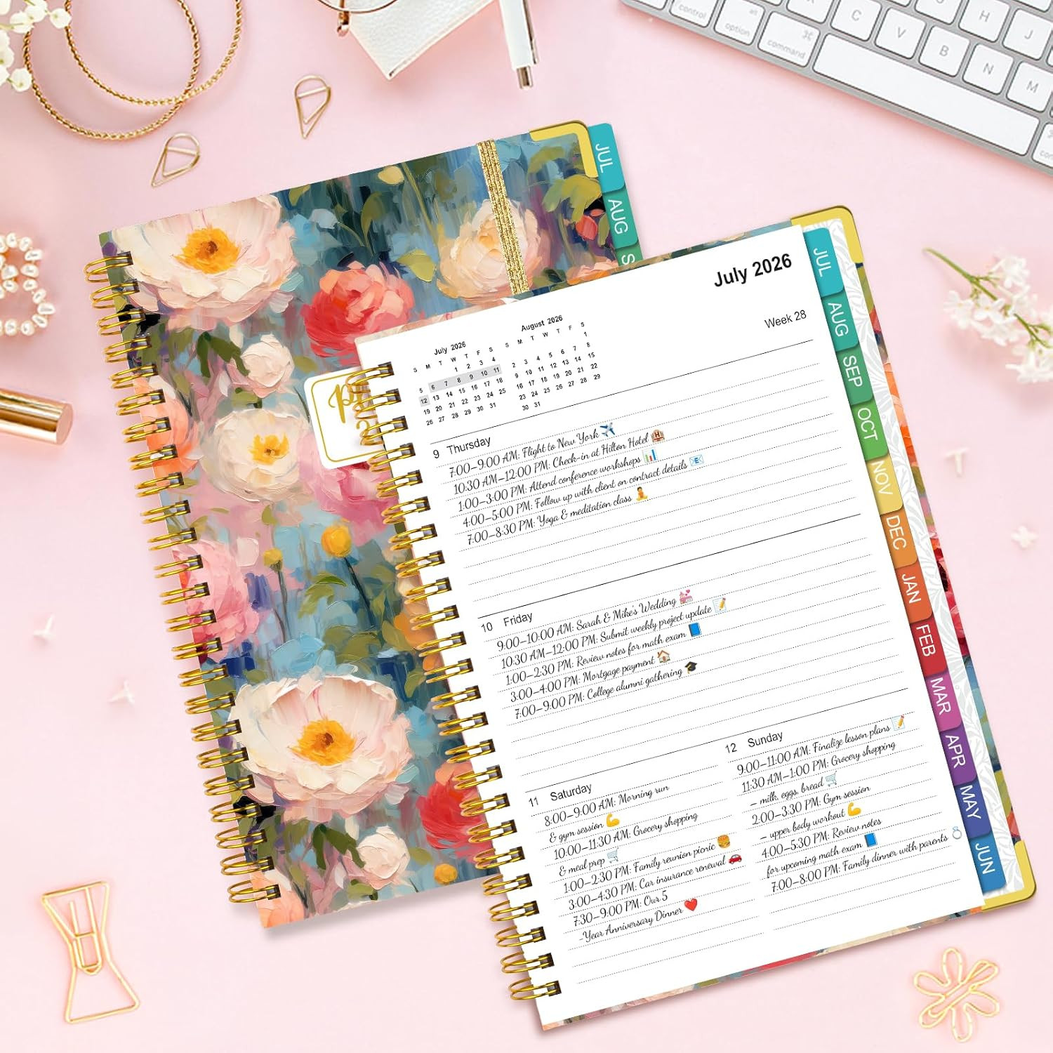 Planner 2026-2027: 2026-2027 Academic Planner Weekly and Monthly from Jul. 2026