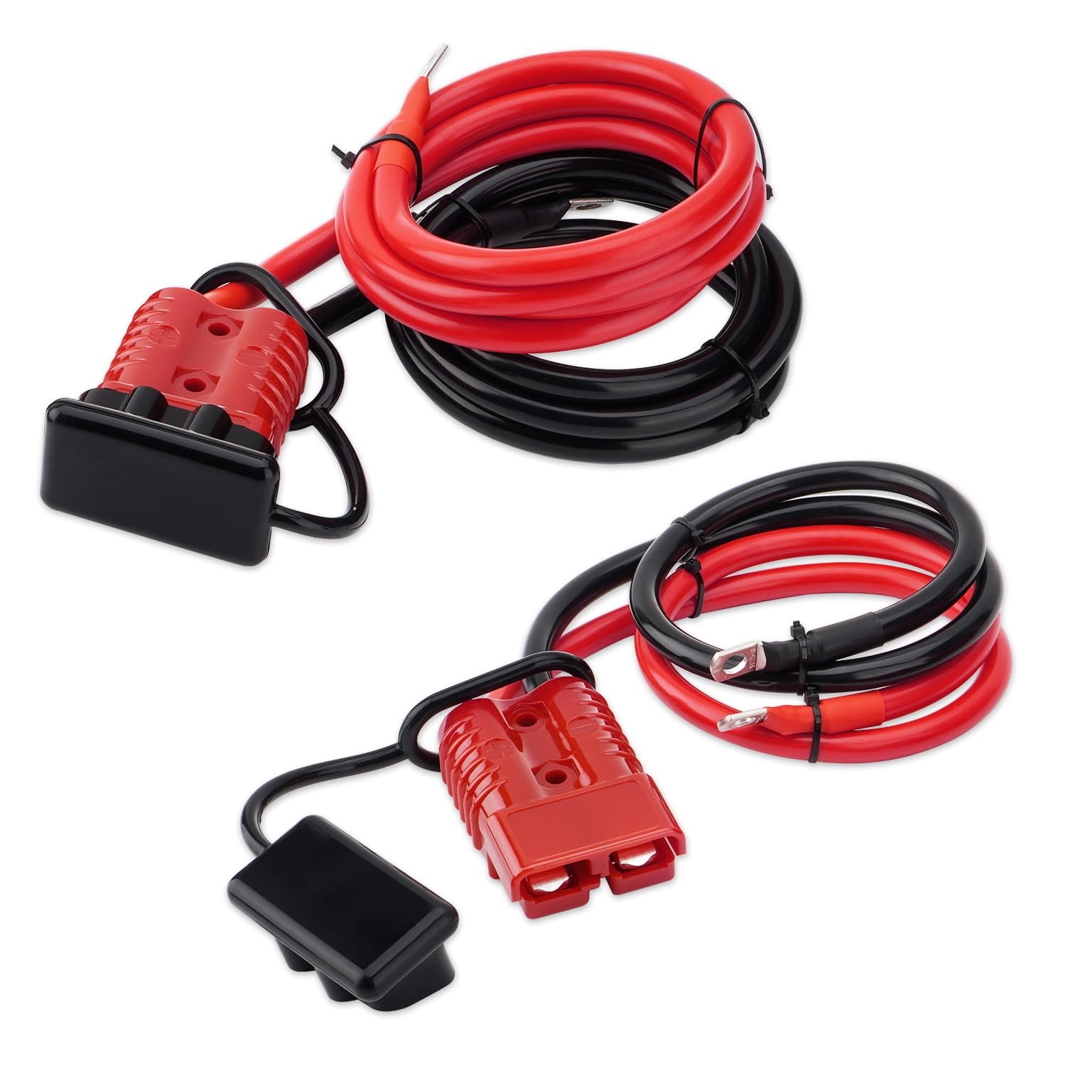 7FT Quick Disconnect Winch Power Cable 4 Gauge Heavy Duty Copper Wiring