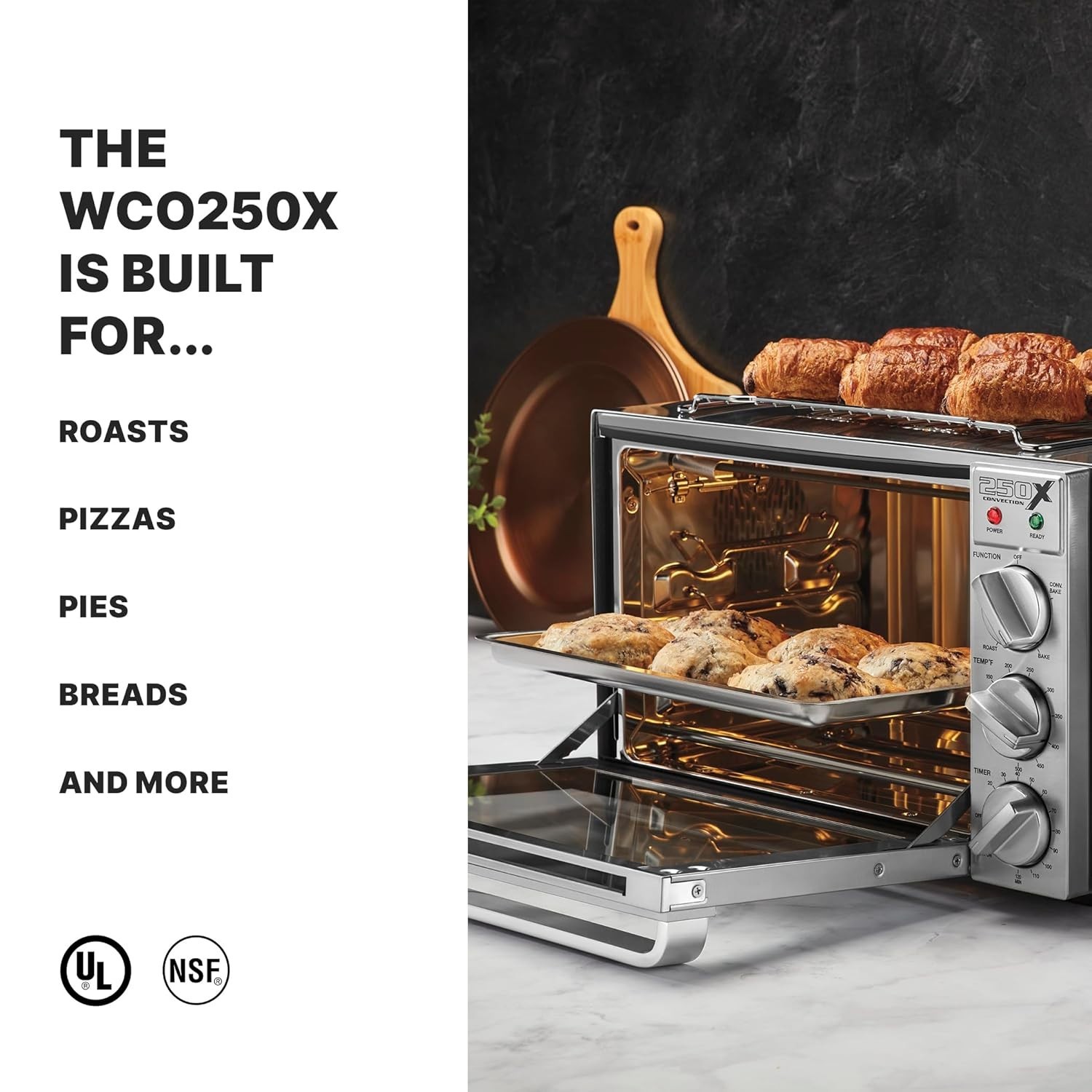 Waring WCO250X Quarter Size Commercial Convection Oven