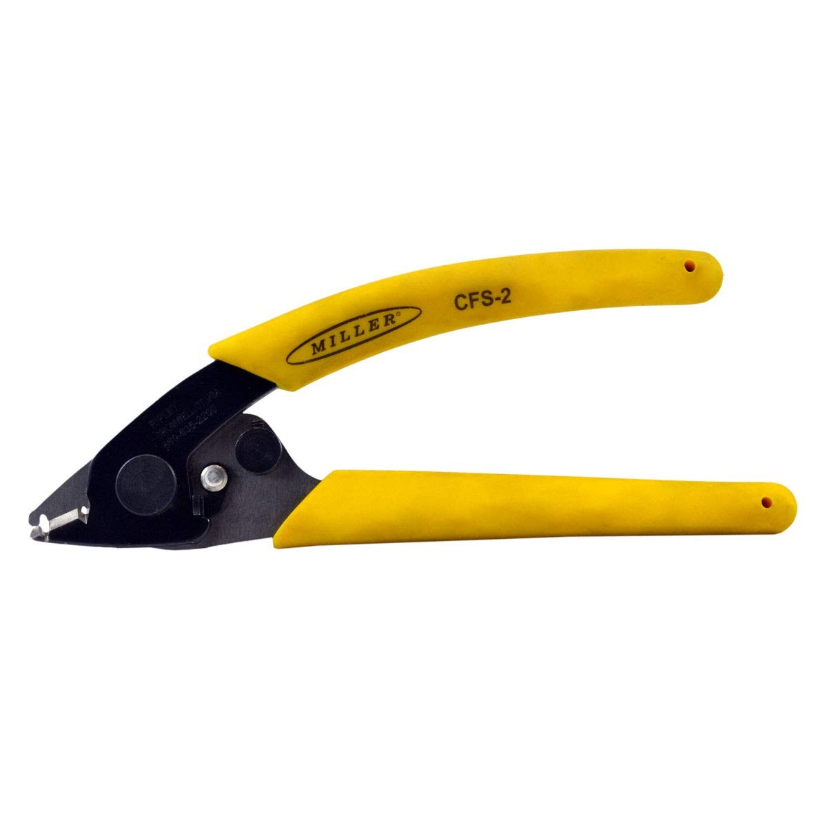 CFS2 Series Dual Hole Fiber Optic Wire Stripper Tool Portable 4.2 Ounces