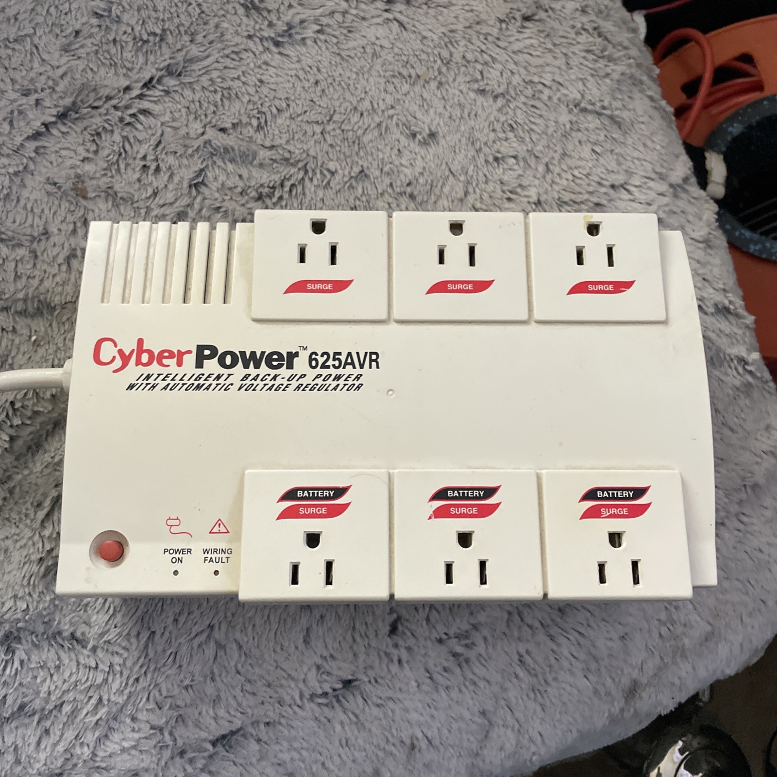 Cyberpower CPS625avr Line Interactive Powerpanel 6-outlet Ups 120v-ac 625avR