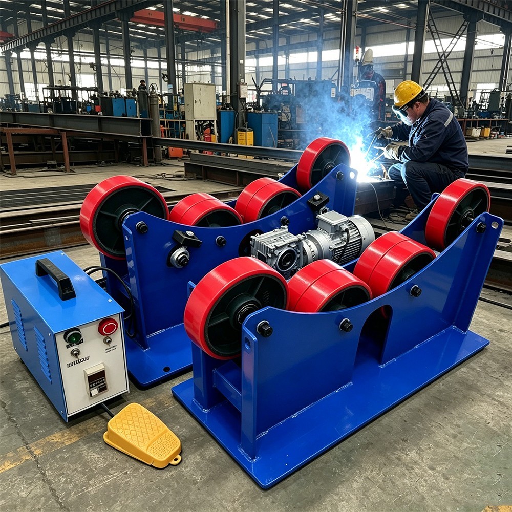 3T/6600LB Welding Turning Rolls Positioner Welding Rotator Tank Linkage Roller