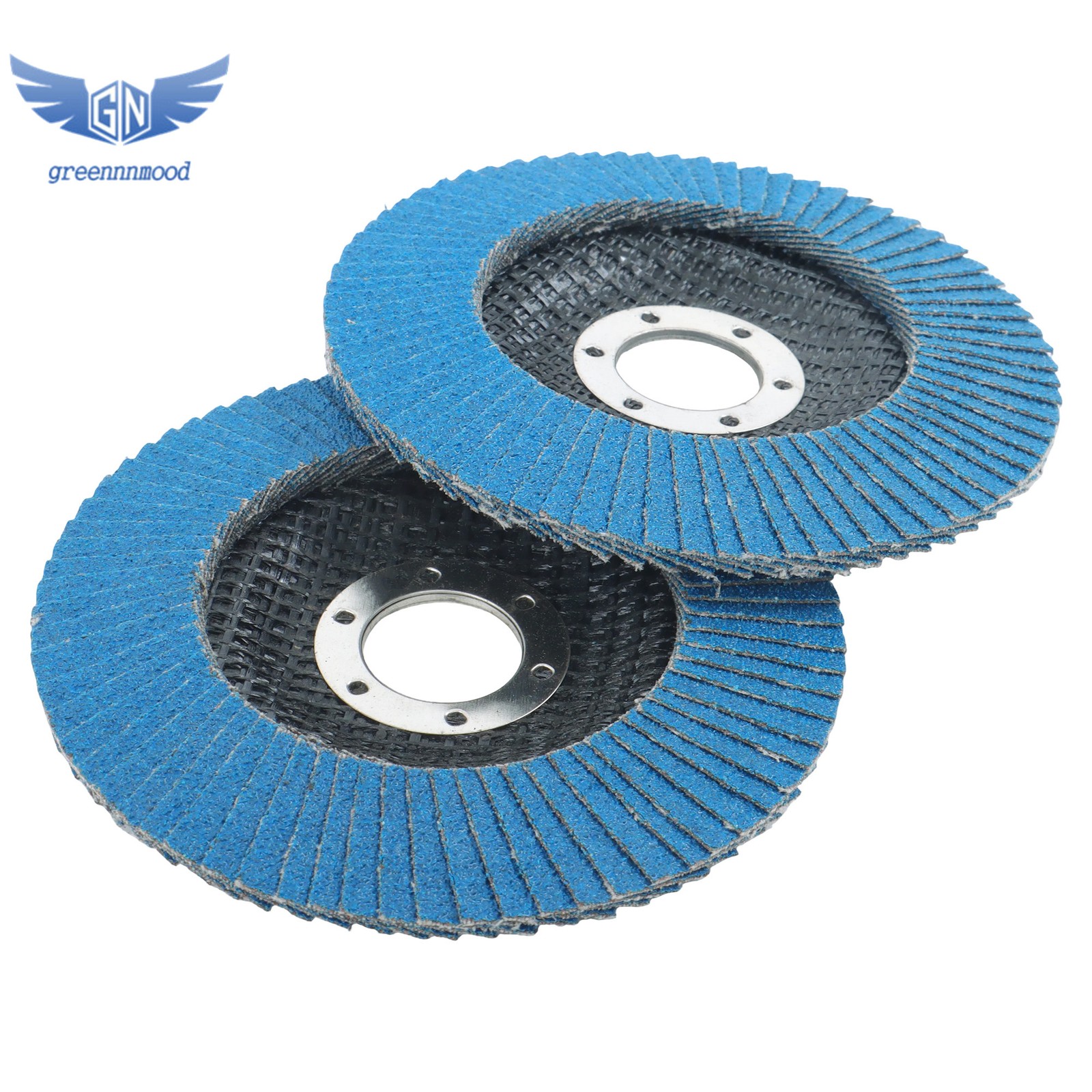 20 Pack Zirconia Flap Discs 4.5×7/8″ for Angle Grinder 80 Grit Flapper Wheel T29