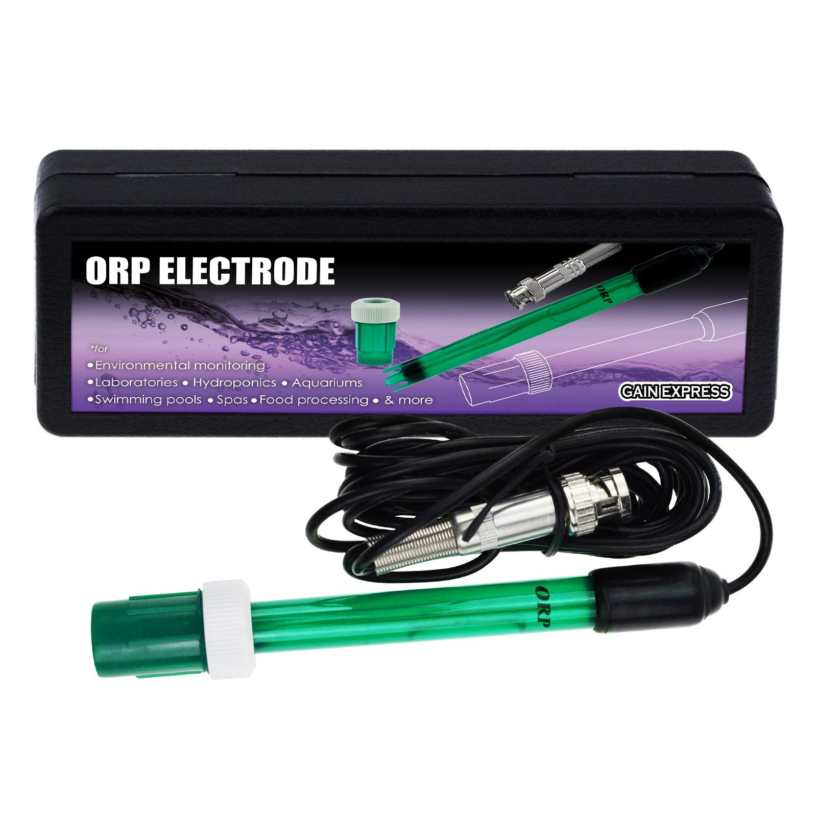 ORP Redox Electrode BNC Connector Replacement Probe 14cm Long 1.2cm Diameter