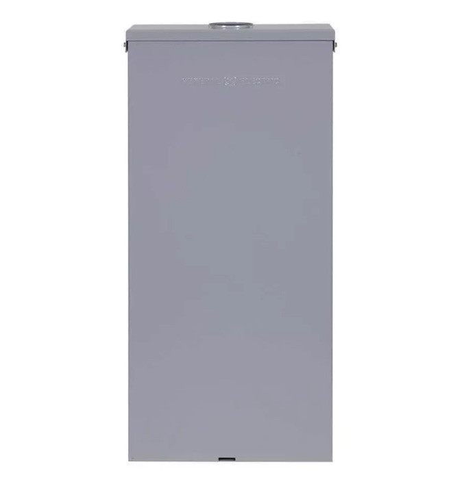 GE 200 Amp 8-Space 16-Circuit Outdoor Main Breaker Circuit Load Center Panel