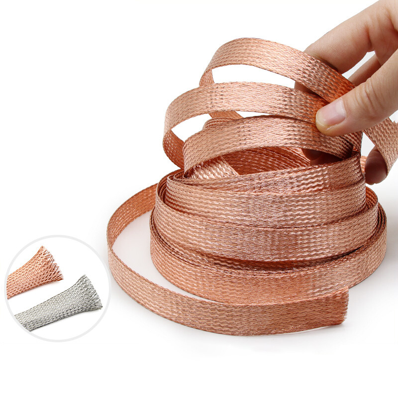 Tinned Copper / Pure Copper Metal Shielding Braided Wire Sleeving 2mm – 28mm