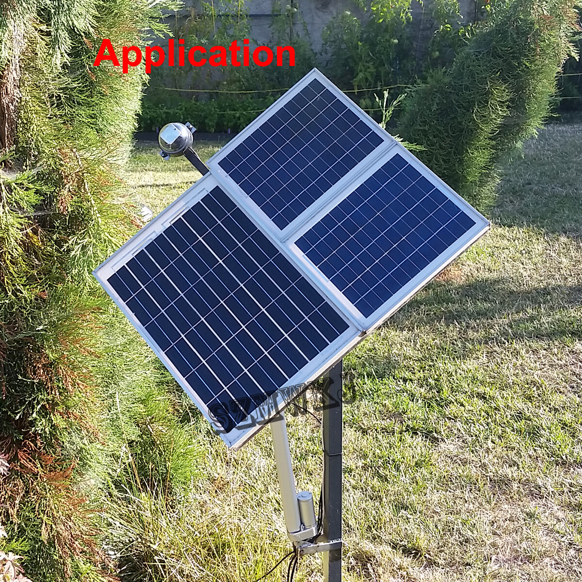 LCD 1KW Solar Tracking Single Axis Sunlight Tracker &14″ DC Linear Actuator Kit