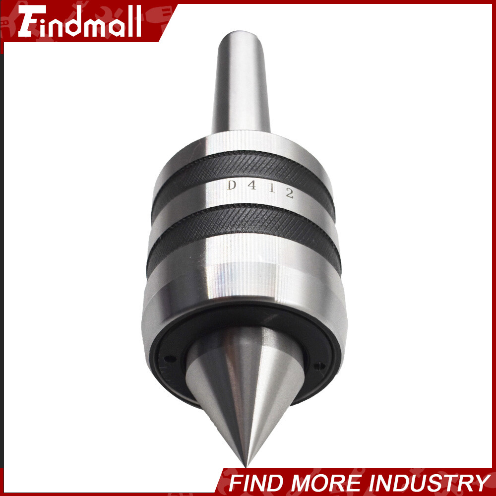 Findmall MT2 Live Center Morse Taper 2MT Triple Bearing Lathe Medium Duty CNC