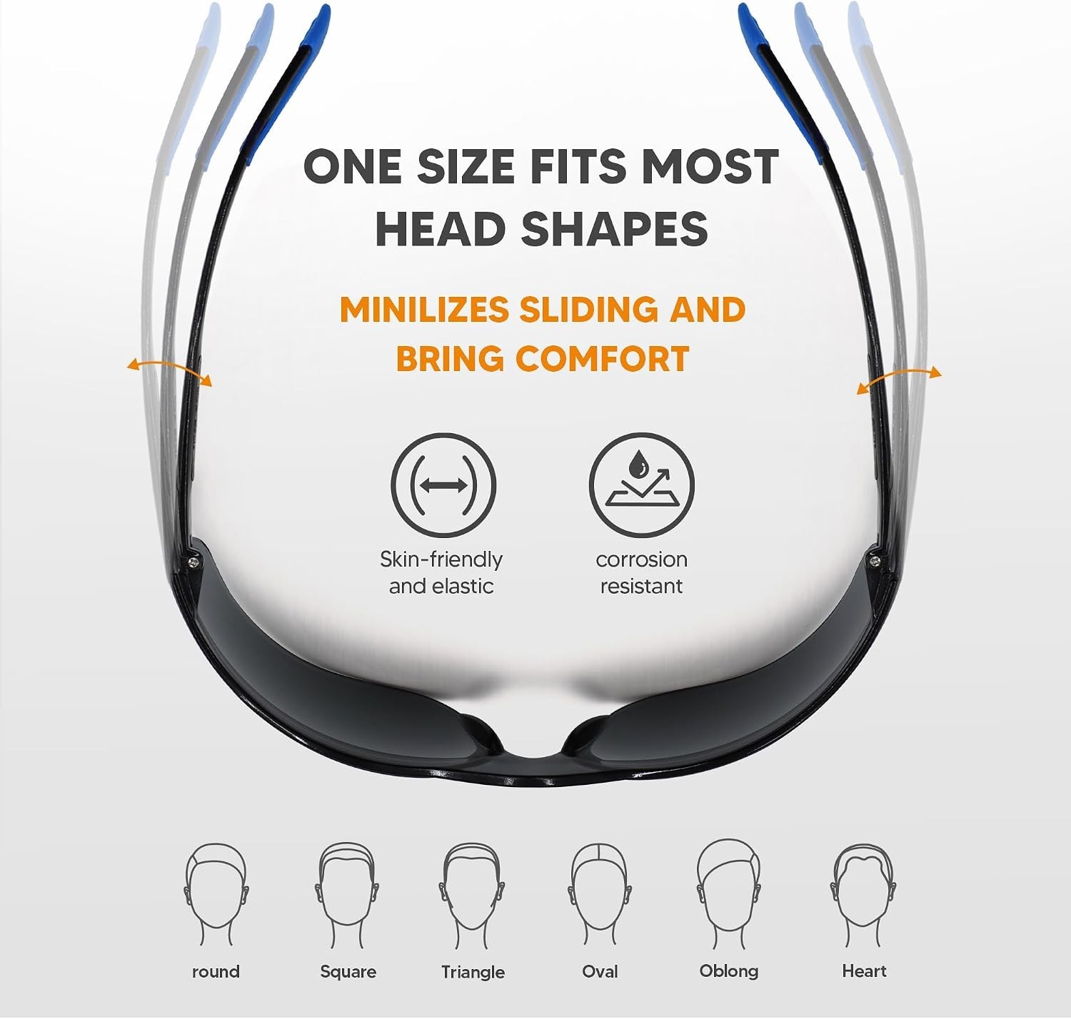 Lightweight Dark Lens Safety Glasses – 24 Pack Universal Fit for Men & Women