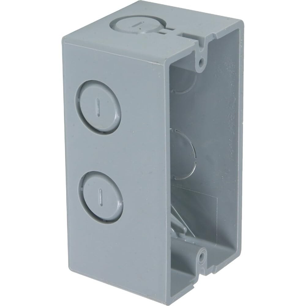 Thomas & Betts 4-Inch Length by 2-1/8-Inch Width 1-7/8-Inch Depth, Gray