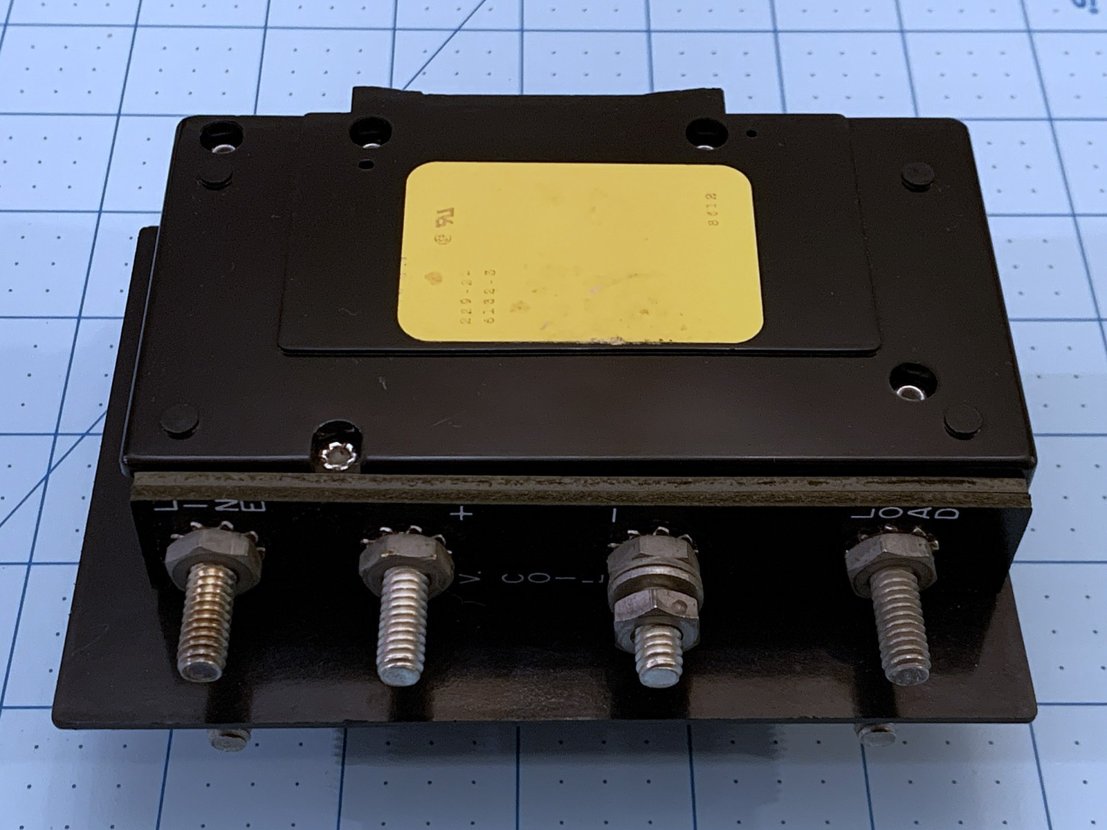 Airpax 229-2-6132-3 Hydraulic Magnetic Circuit Breaker 55A 2 Pole Panel Mount