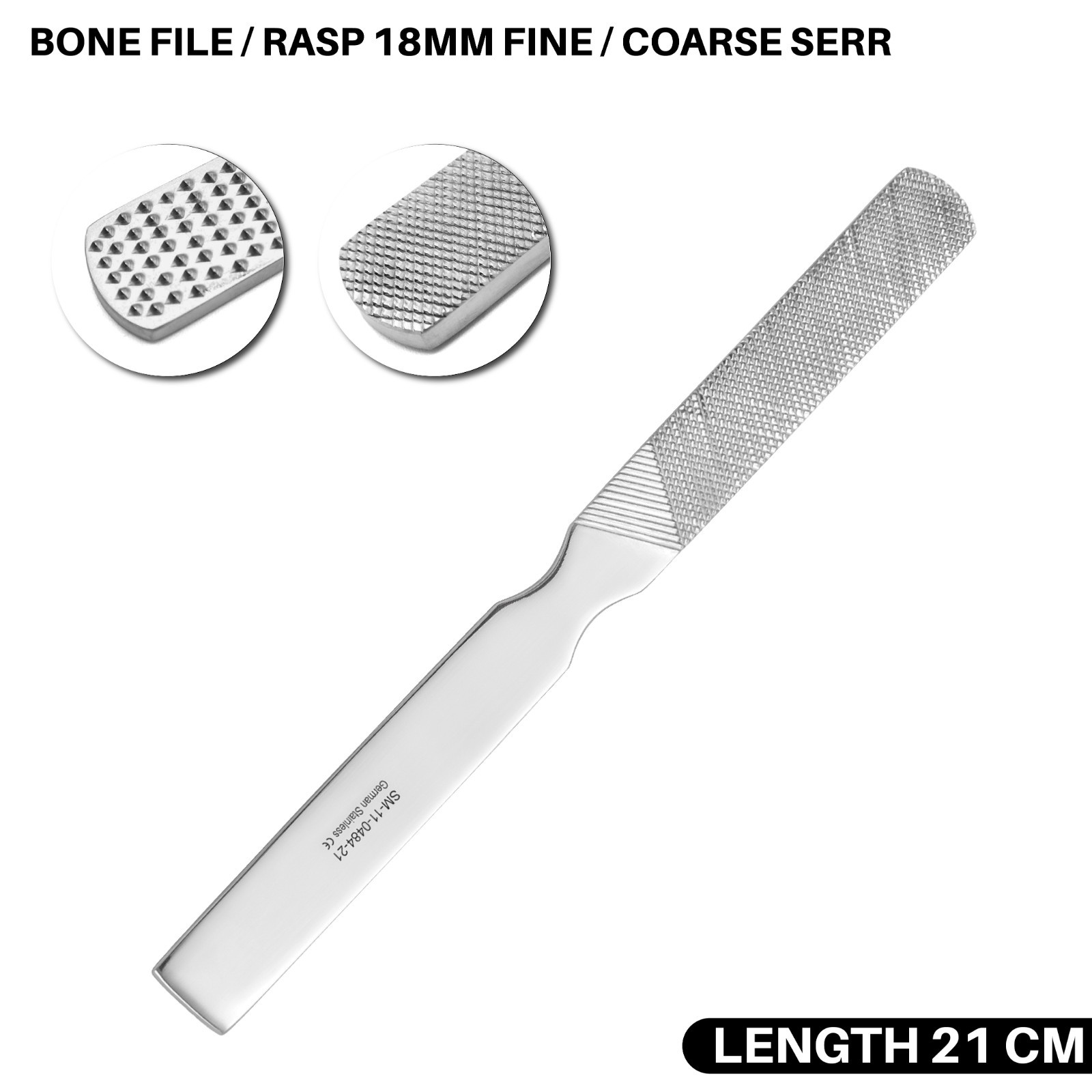 Bone Rasp File Orthopedic Surgical Instrument Stainless Steel Dental Tool