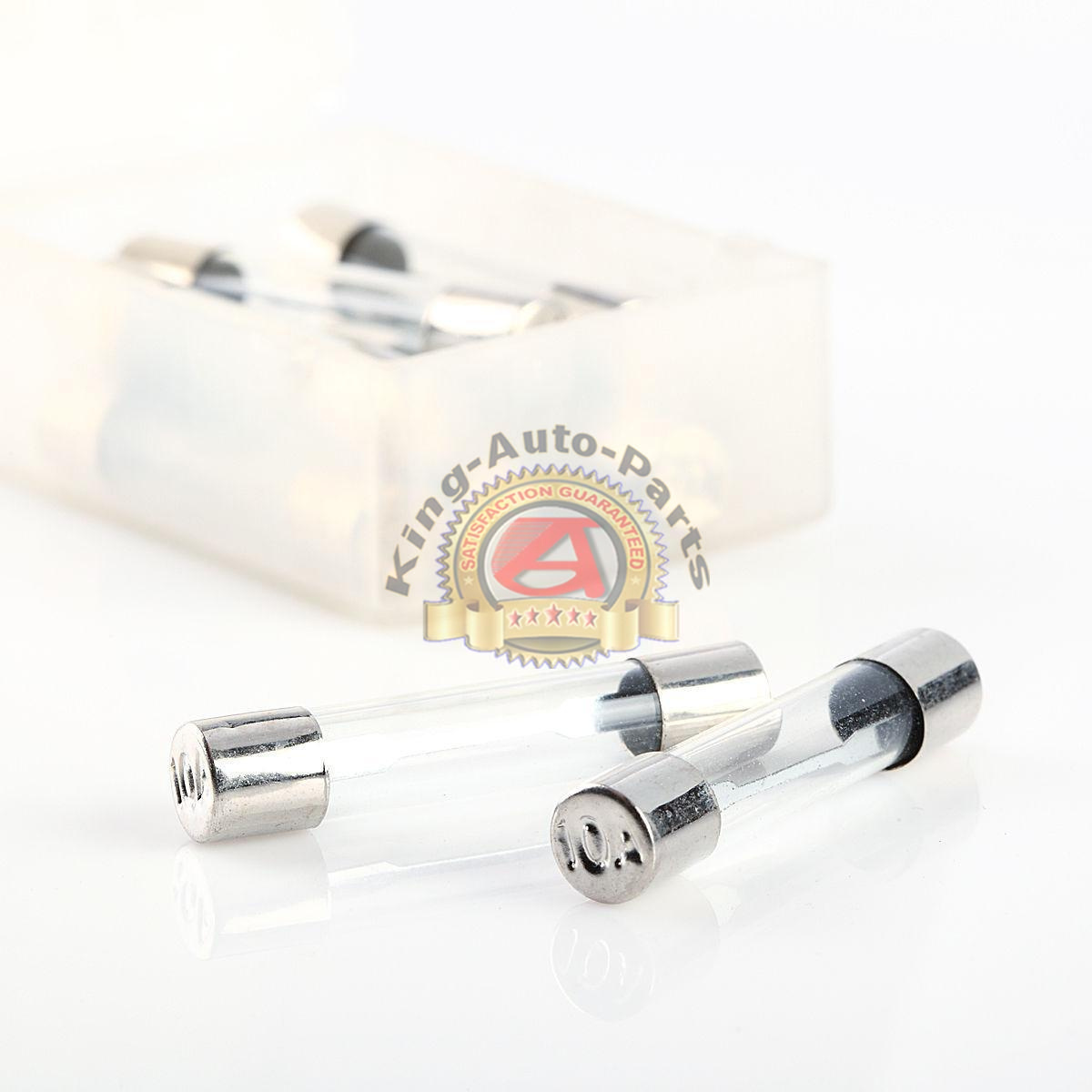 10x AGC 10A 12v FAST QUICK BLOW GLASS Fuses 6x30mm F10A 10 amp