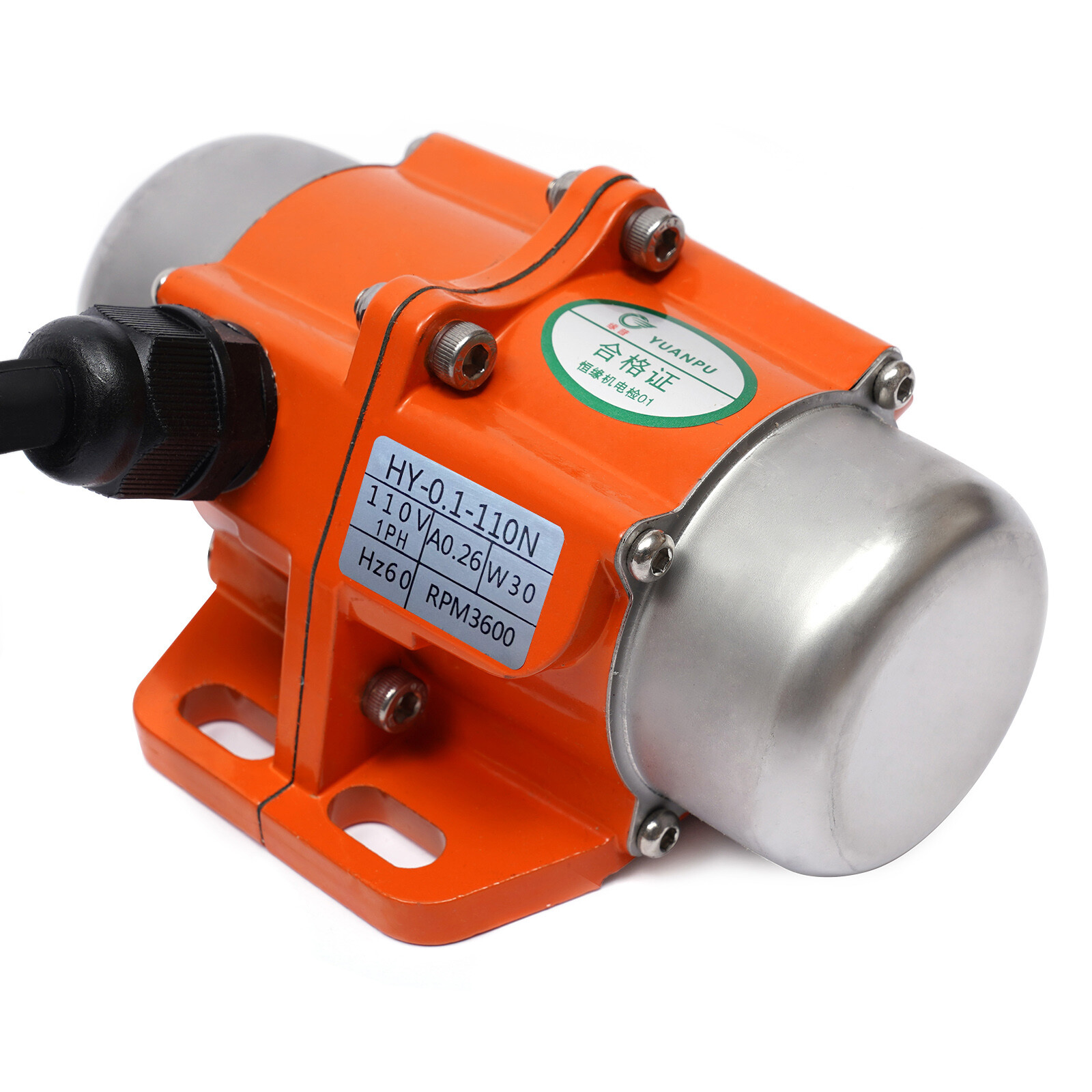 AC Vibration Motor 110V 30W 1-phase 3600rpm Speed Vibrating Motor
