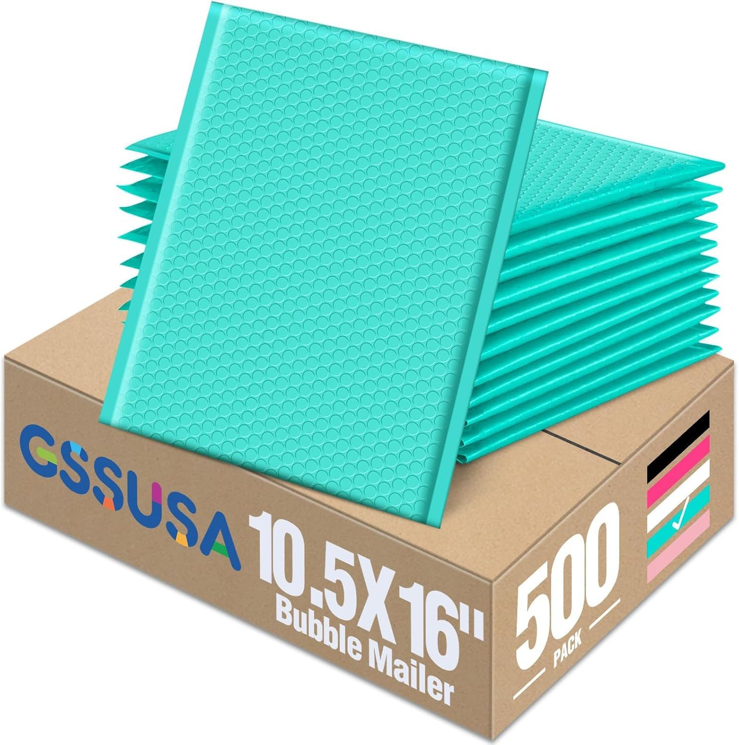 100 Pack Bubble Mailers 6X10 Inches Bubble Mailer Usable Size 6X9″ Envelopes Sma