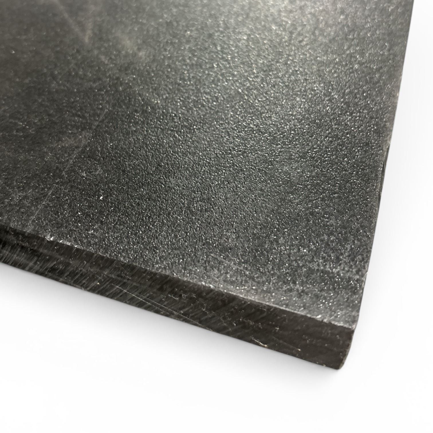 1″ x 11″ x 36″, HDPE Plastic Marine Board, Sheet, Black