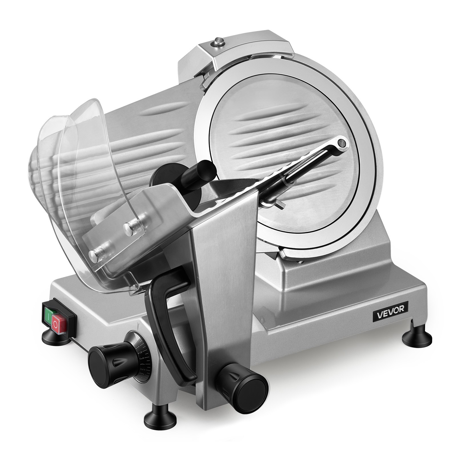 VEVOR Commercial Meat Slicer 240W Electric Deli Food Slicer with 10-inch Blade