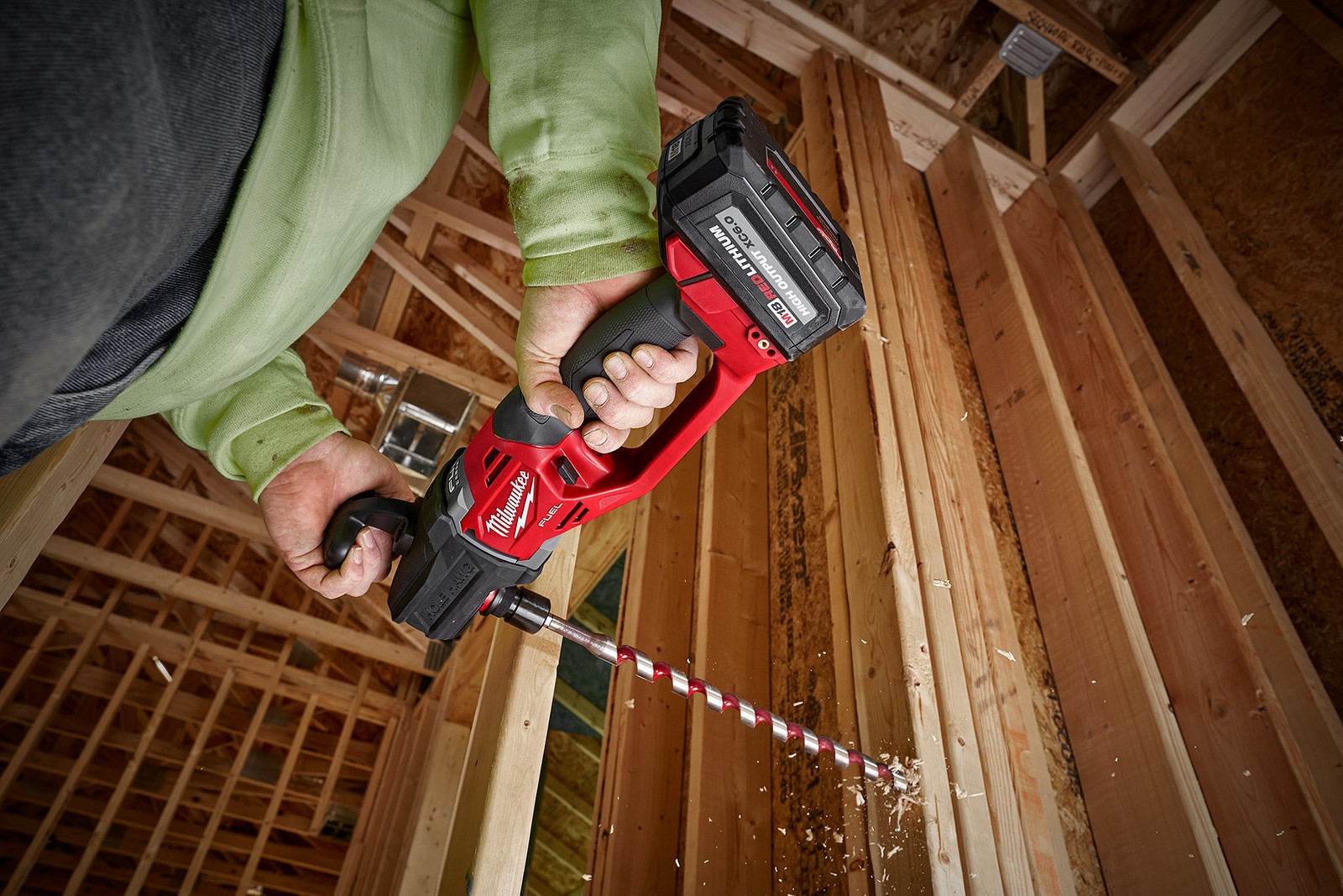 Milwaukee Tool 2808-20 M18 FUEL Hole Hawg Right Angle Drill W/QUIK-LOK Tool Only