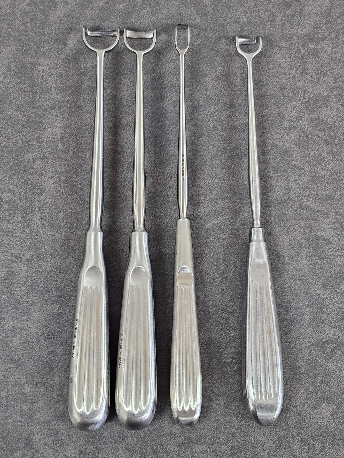 3pc SSI Ultra Barnhill Adenoid Curettes 2 3 & Child 2 + 1 Unbranded 71-3614 3616