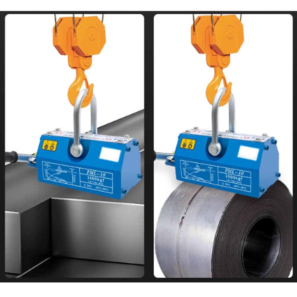 Permanent Magnetic Lifter 100KG / 200KG / 400KG / 600KG Lifting Magnet Blue