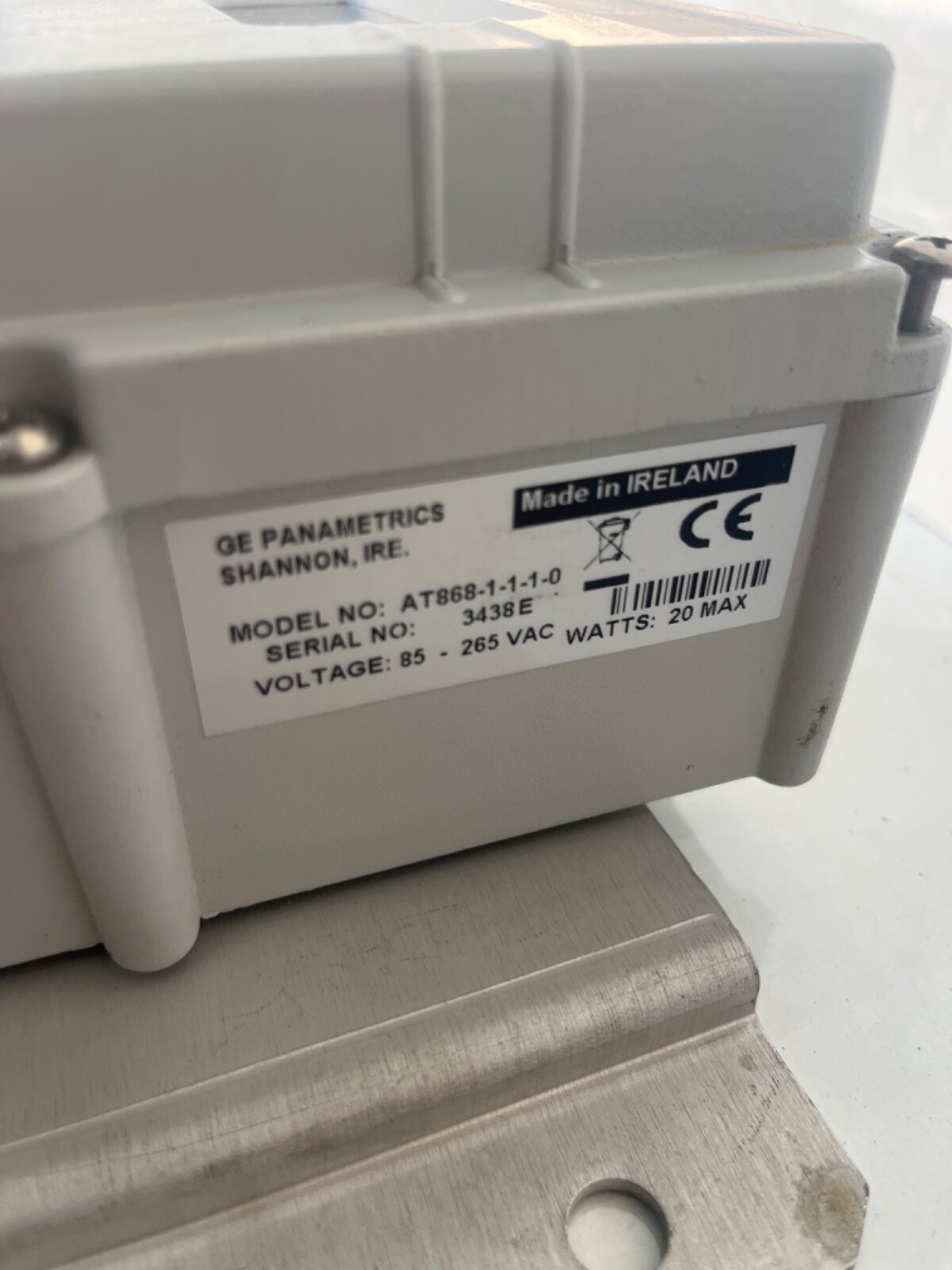 GE PANAMETRICS #AT868-1-1-1-0 AQUA TRANS FLOWMETER