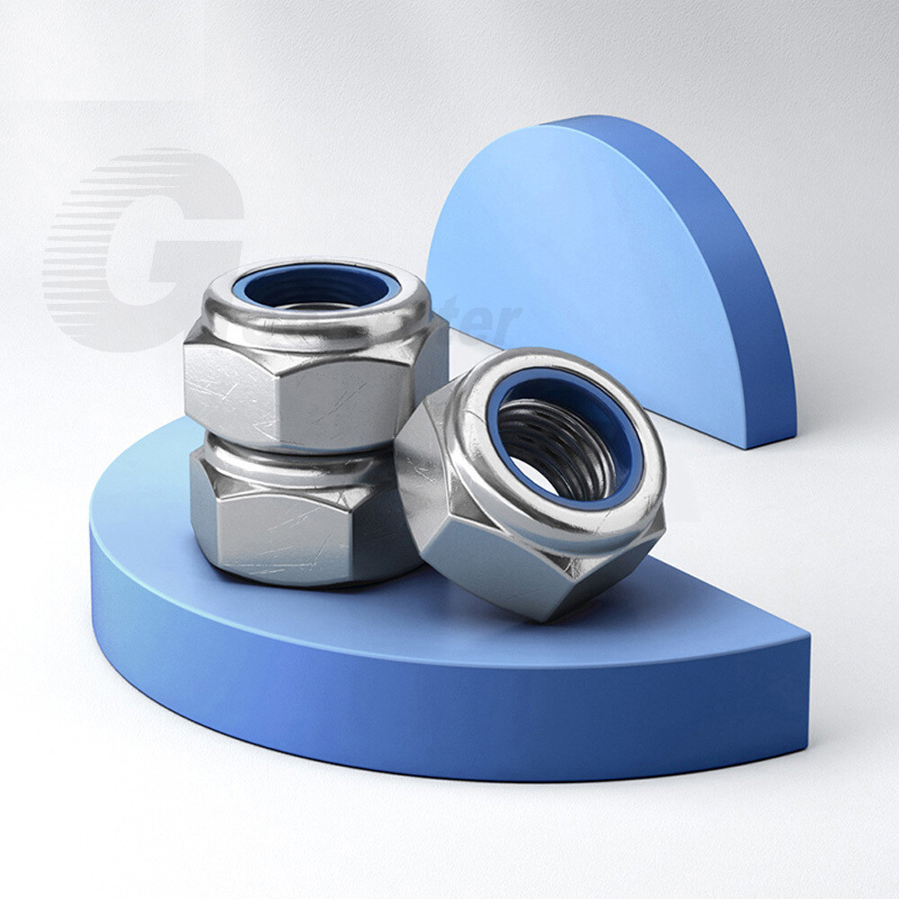 Nyloc Nylon Insert Locking Nuts Fine Thread M6 – M20 A2 Stainless Steel DIN 985