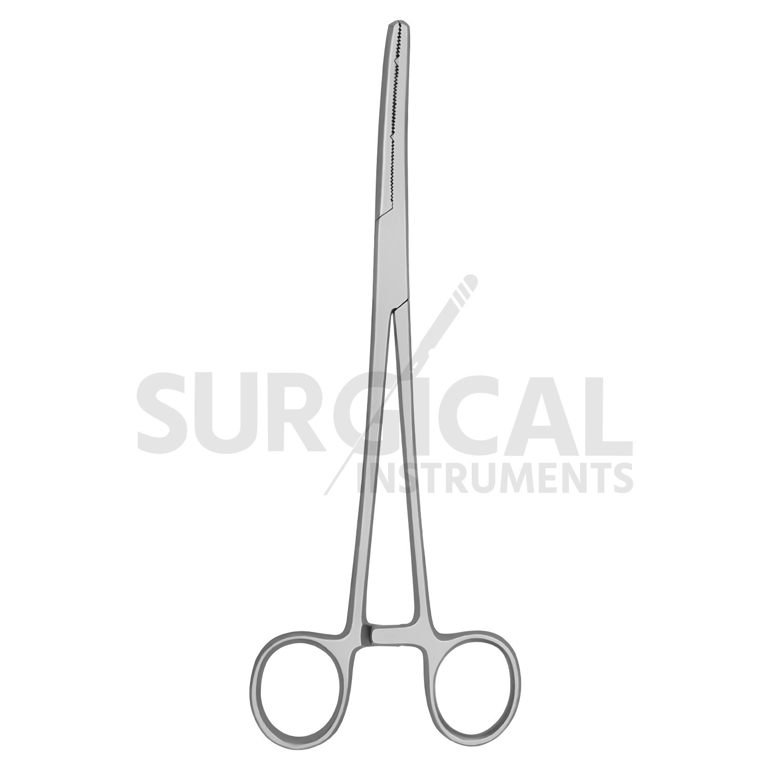 2 Heaney Hysterectomy Forceps Surgical OB/GYNE Curved 8.25″
