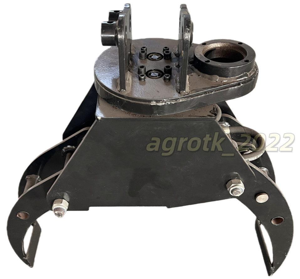 Agrotk Hydraulic Rotation Rock Log Grapple Mini Excavator Attachment 12EX-XZZMQ