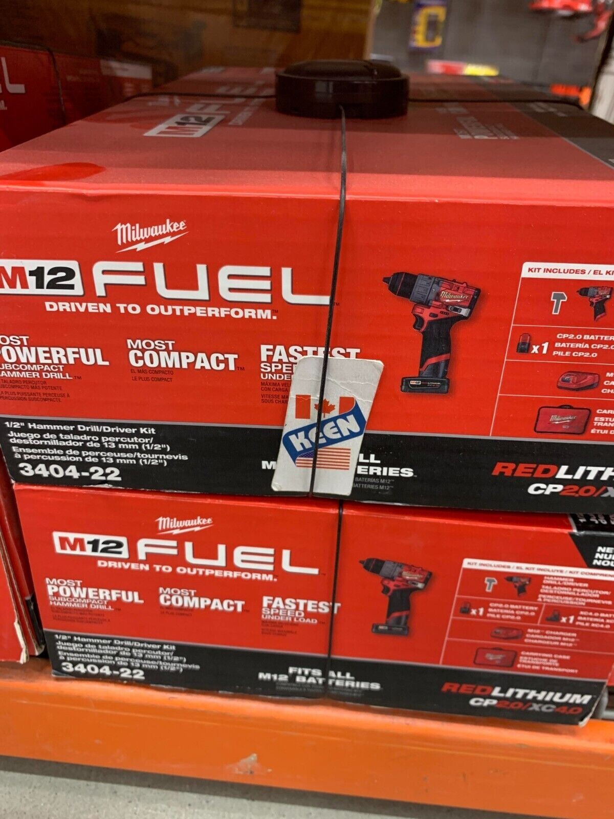 Milwaukee CANADA 12V Li-Ion Brushless Cordless 1/4 in Hex Impact Driver Kit