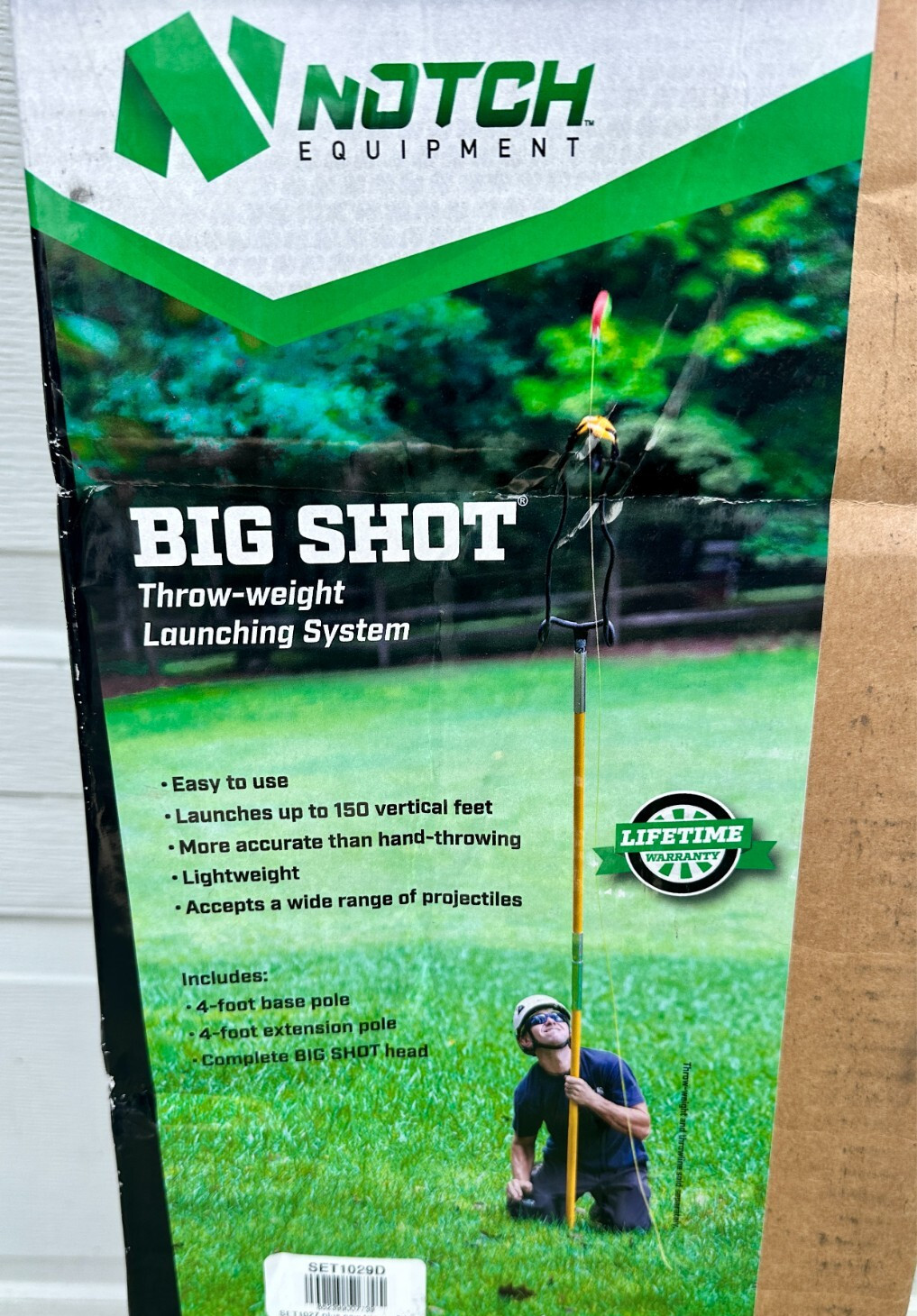 Notch Big Shot Standard Kit with Two 4 ft. Poles Arborist Launching System READ