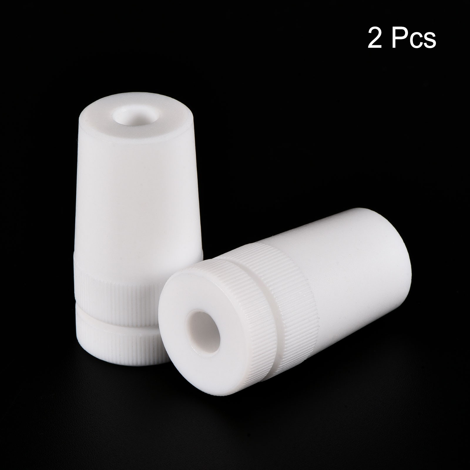 2 x PTFE Lab Stirrer Bearing Adapter 21.5mm to 25mm Stopper for 8mm Dia