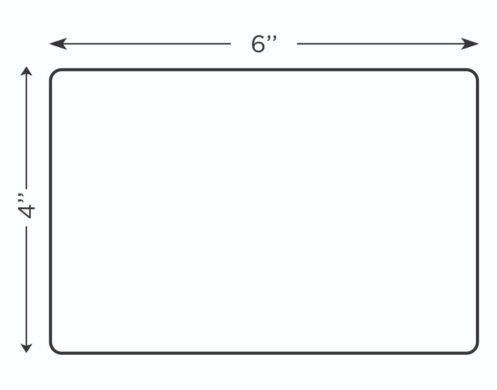4000 4×6 Direct Thermal Shipping Labels – 4 Rolls – 3″ Core – 1000 Per Roll