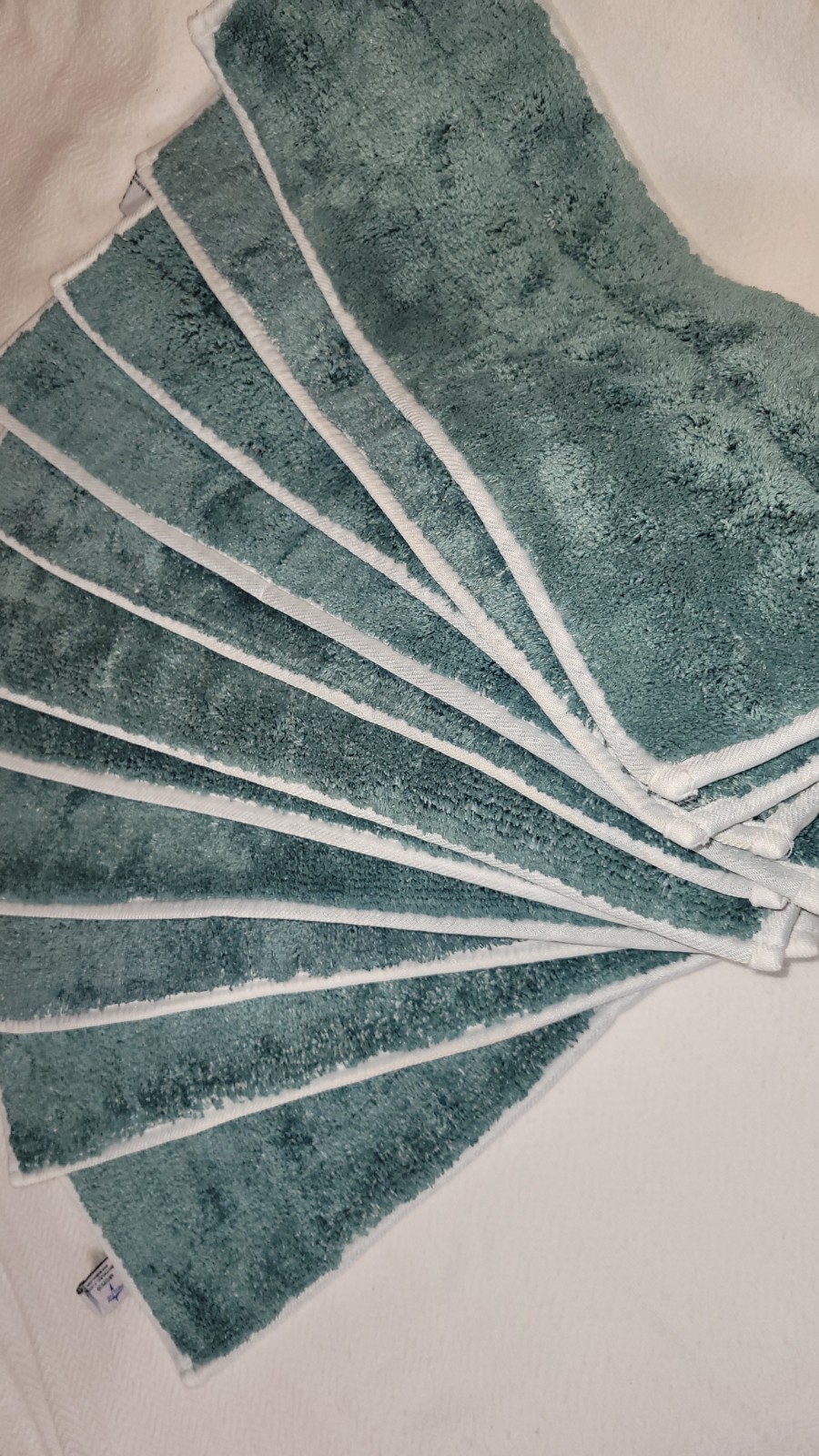 10 pcs! 18″ Microfiber Mop Replacement Pads Head Medline Commercial SLIGHTY USED