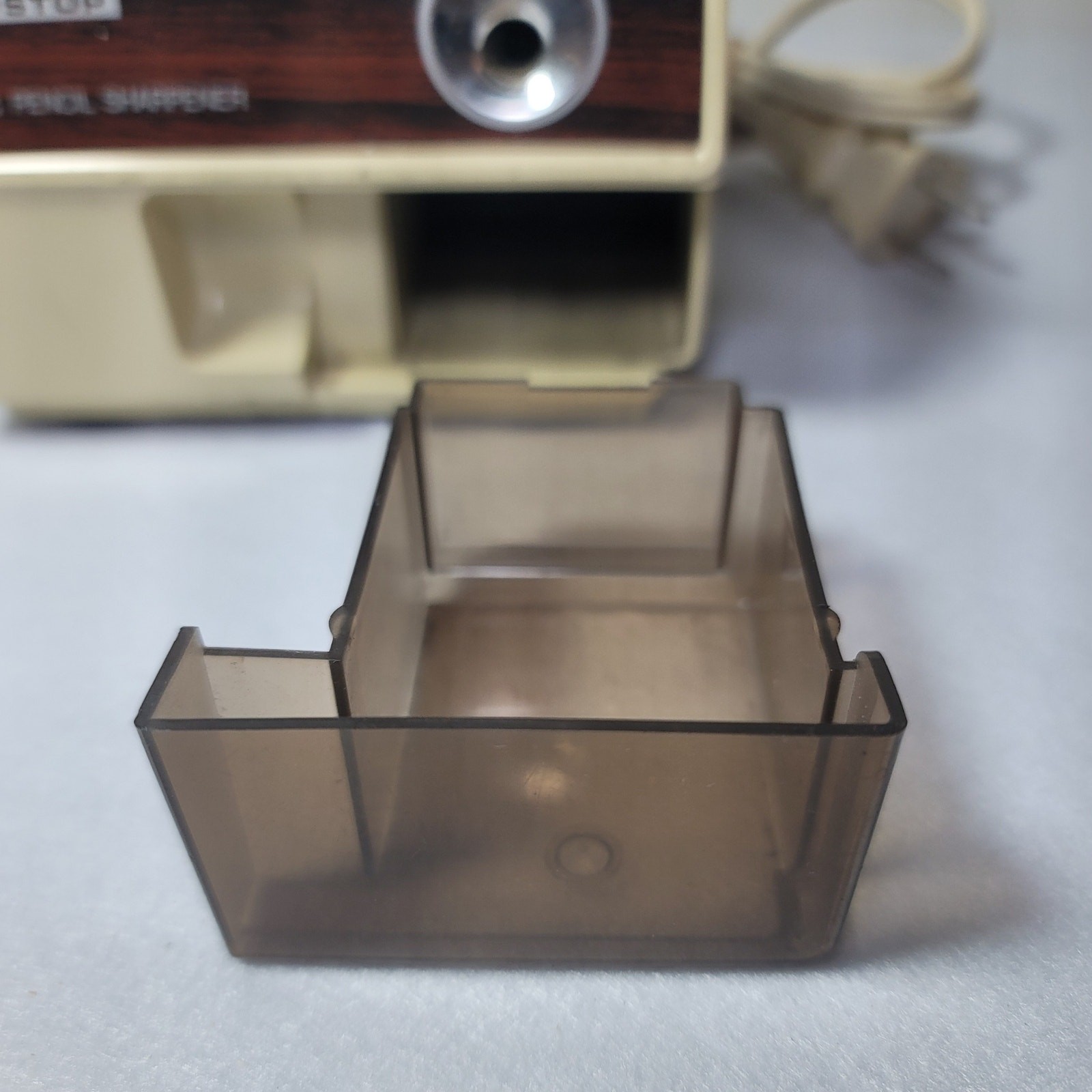 Panasonic KP-110 Electric Pencil Sharpener Auto-Stop Woodgrain Vintage Japan
