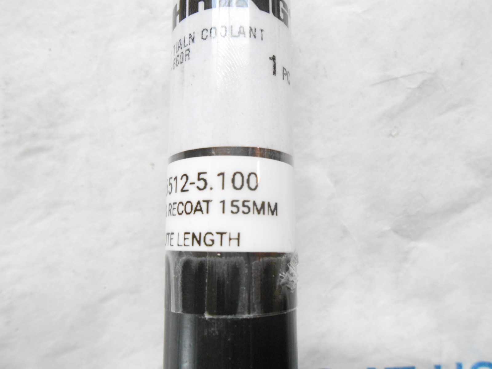 GUHRING USA 5.10MM (#7) CUT DIA. X 155MM FL X 195MM OAL SOLID CARBIDE HP DRILL