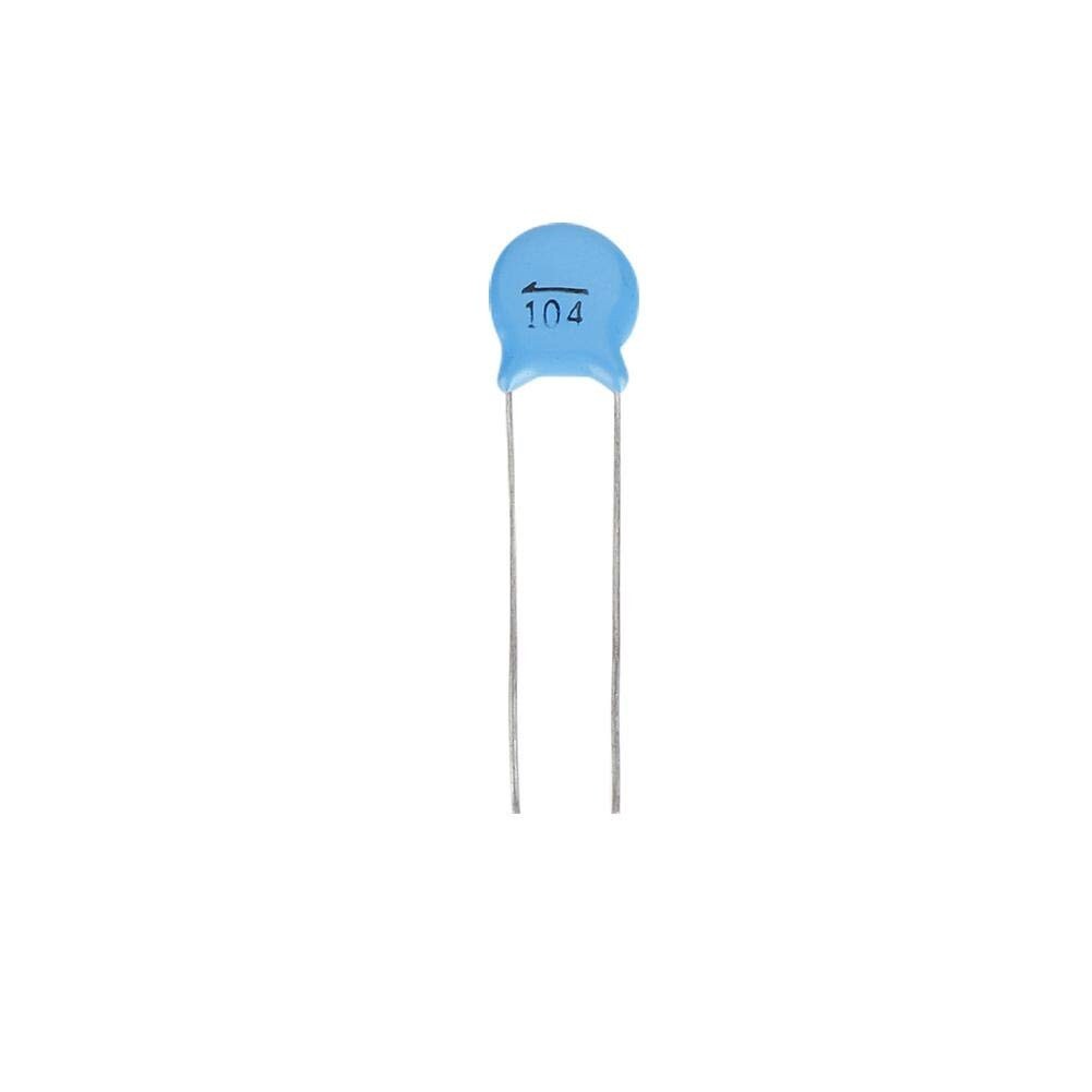 0.1uF (100nF) 500V Ceramic Disc Capacitors – Pack of 10/25/50/100