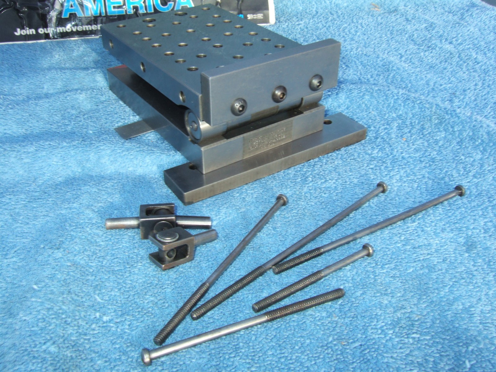 HERMANN SCHMIDT PNM4X6 Single Angle Adjustable Sine Plate Used $1150 WHEN NEW Q2
